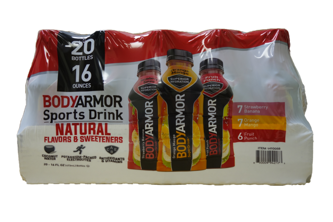 Body Armor Sports Drink Vty Pk 20/16oz (StrBan/OrMn/FP)